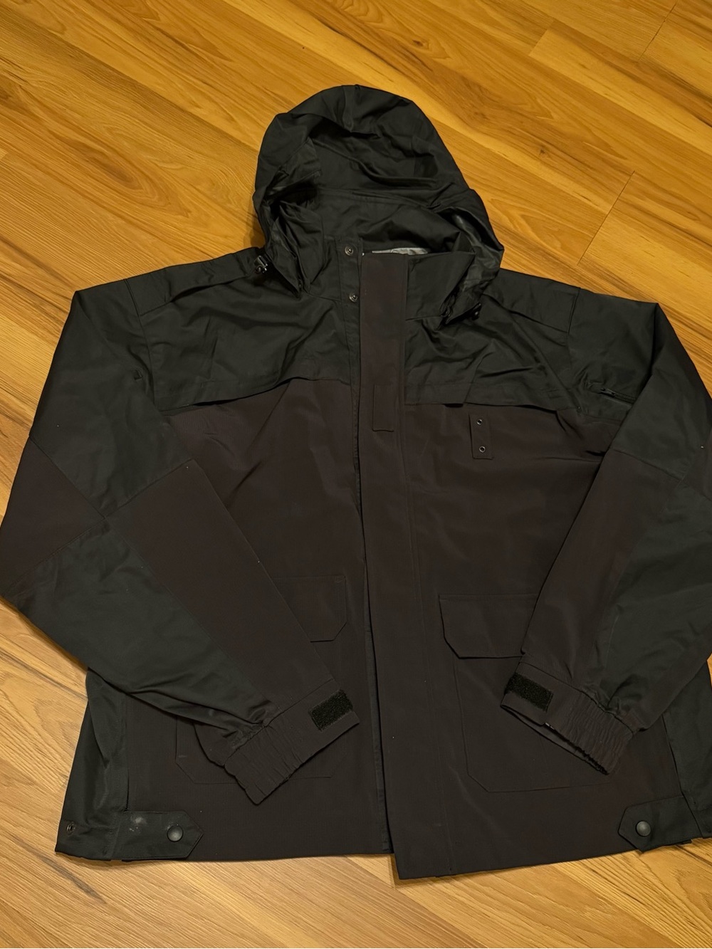 Blauer Black Hooded 9820 Tacshell Jacket